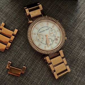 Micheal Kors Watch, box and extra links
